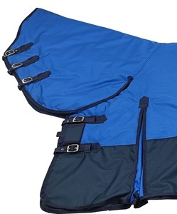 Manta para Caballo Hecha a Mano, Impermeable y Transpirable, con Aislamiento de Poliéster de 250g, 1200D Rip Stop, para Invierno, con 4 Correas para las Patas - Product Image 2