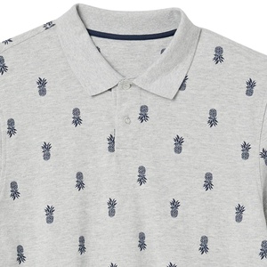 Chemise de golf décontractée pour homme, en coton, de haute qualité, avec logo personnalisé, col en V, manches courtes, coupe classique, respirante et à séchage rapide - Product Image 4