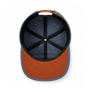 Classic <b>Flat</b> Brim <b>Hat</b> With Structured Crown Adjustable Back Closure Stylish Outdoor Sports Headwear For Men And Women - Product Image 5