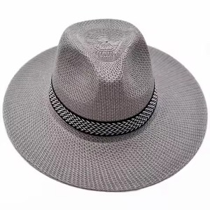 Elegante Sombrero de Paja de Ala Ancha, Protección Solar, Estilo Veraniego, Ligero, Accesorio de Moda para Viajes y Playa - Product Image 1