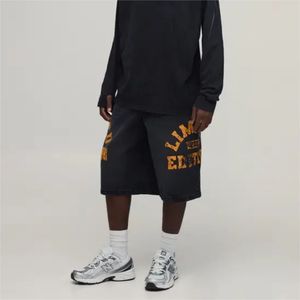 Shorts amples vintage noirs personnalisés Rubabull pour homme, imprimés, style streetwear, décontractés, unisexes - Product Image 1