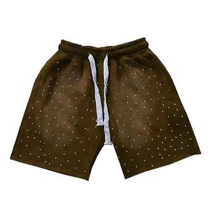 Shorts décontractés pour hommes prêts à être expédiés, shorts en coton respirant pour l'entraînement et le style de vie - Product Image 1