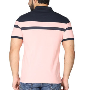 Impression de logo personnalisé, chemises en tricot solide pour hommes, haute qualité, respirantes, vêtements d'été à manches courtes - Product Image 2
