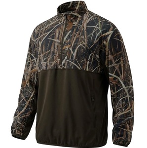 เสื้อแจ็คเก็ตฮู้ดซิป Hunting Bottomland แบบมีซิป ครึ่งตัว ป้องกันลม เหมาะสำหรับเดินป่า แนว Tactical และสตรีทแวร์ - Product Image 1