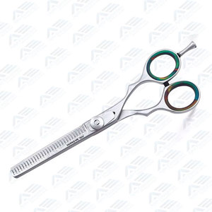 Tijeras de peluquería de 6.0 pulgadas para cortar y entresacar, con logotipo personalizado, instrumentos de belleza, entresacado y mezcla de 30 dientes - Product Image 6