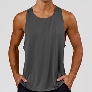 Wholesale Custom <b>Knitted</b> Breathable Cotton <b>Tank</b> <b>Top</b> for <b>Men</b> Sleeveless Gym Fitness Workout Summer Casual Wear - Product Image 1