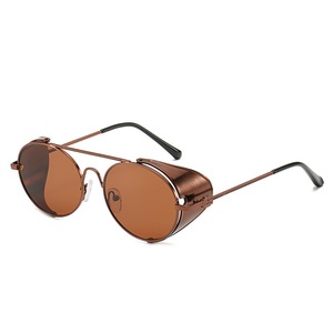 Gafas de Sol de Lujo RTS 2026 Estilo Steampunk con Doble Puente Metálico, Lentes de PC, Montura Completa, Duraderas, Diseño Moderno para Hombre y Mujer, Protección UV400, Tendencia - Product Image 5