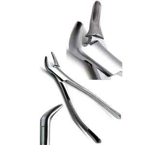 Wholesale Manual Stainless Steel Dental Extracting Forceps Reusable Surgical Extraction <b>Instruments</b> By Grip Surgical - Product Image 1