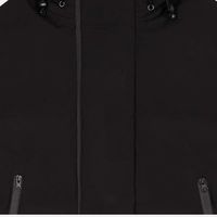 Jaket Puffer Pria Custom Laris XL Hangat Bernapas Tahan Angin Ritsleting Tenun Musim Dingin Aksen Patchwork Depan