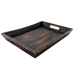 Elegante Bandeja de Madera para Servir en Cafeterías, Diseño de 10 Pulgadas para Servir Café, Té, Aperitivos y Postres - Product Image 6