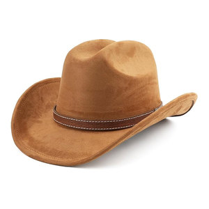 Sombrero de Vaquero Unisex de Cuero Gris con Rayas, Ala Ancha de 56-58 cm, para Primavera, Otoño, Playa, Aire Libre, Casual, para Adultos 2026 - Product Image 3