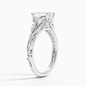 BOJ <b>Ring</b> 022 Emerald Cut 925 <b>Silver</b> Begonia Vine Moissanite Diamond <b>Ring</b> GRA Certified 2ct D Wedding Anniversary <b>Ring</b> Low Price - Product Image 2