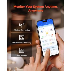 Inversor Solar Híbrido de 4000W 24V DC 230V AC 120A con Controlador Solar MPPT, Inversor de Corriente de Onda Sinusoidal Pura, Cargador Integrado de 24V - Product Image 4
