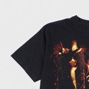 เสื้อยืดคอกลมผู้ชายสีดำคุณภาพสูง 100% ผ้าฝ้ายโพลีเอสเตอร์ สไตล์สตรีทแวร์ พิมพ์ลายโลโก้แบบซับลิเมชั่นตามสั่ง RTS รุ่นใหม่ สินค้าขายดี - Product Image 6