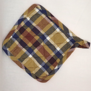 Woven Fabric Made Yarn Dyed Pot Holder <b>Kitchen</b> Accessories 100% Cotton Canvas, Recycled Cotton Pot Holders Supplier in India - Product Image 3