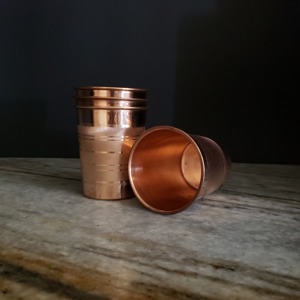 High Profit Copper Glass Tumbler Supplier Ayurvedic Drinking Water Cup Bulk Export Metal <b>Drinkware</b> India - Product Image 5