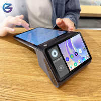Terminal de point de vente Android Z108 à double écran avec lecteur NFC et code QR pour l'auto-encaissement en épicerie et la facturation basée sur le cloud