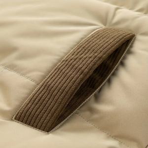 Veste matelassée pour homme de haute qualité en gros, épaisse et chaude, manteau d'hiver à capuche coupe-vent avec poches, veste épaisse et chaude unisexe - Product Image 4