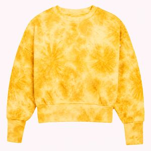 Sweat-shirt à col rond en coton à blocs de couleur, taille plus, coupe ample pour homme - Product Image 2