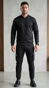 Custom Men Nursing Scrub Uniform Set Breathable V Neck Top Pants Medical Workwear OEM Wholesale Supplier - Product Image 2
