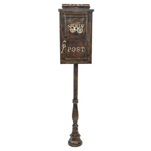 Farmhouse Country Style <b>Post</b> <b>Box</b> With Pillar Stand Outdoor <b>Home</b> Accessories Garden Lawn Decor Antique Letter <b>Box</b> <b>For</b> Sale - Product Image 2