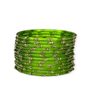 ชุดเครื่องประดับสำหรับผู้หญิง ดีไซน์หรูหรา สีเขียวมรกตทรงหยดน้ำแบบใส ประดับมุก ชุบทอง เหมาะสำหรับงานเทศกาล - Product Image 2