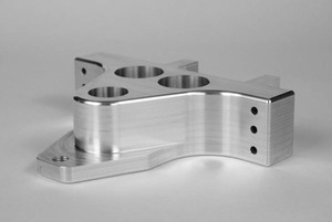 Soporte de montaje mecanizado por CNC / componente de aluminio billet - Product Image 3
