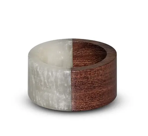 Wood & Resin Napkin Ring Transparent With Gold <b>Flask</b> Design Wood & Resin Napkin Ring <b>Hot</b> Sale - Product Image 6