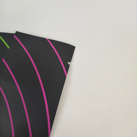 Sacs en plastique thermosoudés sur trois côtés, impression couleur personnalisée, emballage avec encoche de déchirement facile