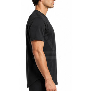 เสื้อยืดพรีเมียมทรงยาวสำหรับผู้ชาย ผ้าฝ้ายนุ่ม คอกลม สไตล์ลำลอง สตรีทแวร์ เหมาะสำหรับใส่ทุกวันและแฟชั่นทันสมัย - Product Image 5