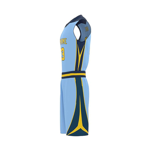 Ensemble d'uniformes de basketball personnalisés respirants et à séchage rapide pour adultes, tenue de sport grandes tailles, ensemble d'équipe 100 % polyester à manches courtes - Product Image 2