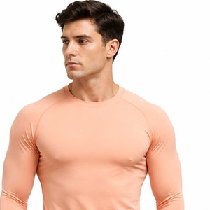 T-shirt de sport extensible pour homme, séchage rapide, respirant, personnalisable avec logo, vêtements de sport pour hommes actifs, fabricant - Product Image 5
