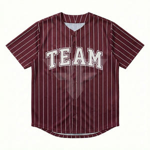 Uniforme de Béisbol con Logotipo Frontal Personalizado, Logotipo del Equipo, Tela de Malla, Unisex, Corte Adulto, Manga Corta, Transpirable, Talla Grande - Product Image 3