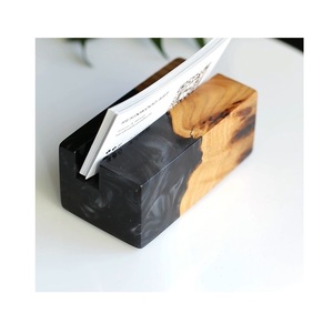 Hot Selling Product Wood Business Card Holder For Office Home Hotel <b>Desk</b> Top Card Holder By A.Z Handicrafts - Product Image 1
