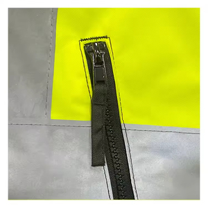 <b>Mens</b> High Visibility Safety Workwear Bomber <b>Jacket</b> Protective <b>Reflective</b> Hi-Vis Outdoor Work <b>Jacket</b> - Product Image 5