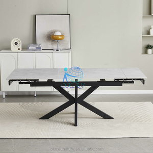 Thanh lịch ngoài trời sang trọng mở rộng 4 ghế 6 ghế ăn sáng bàn cho phòng ăn bàn ăn đặt - Product Image 1