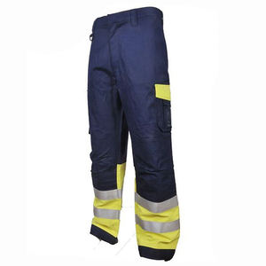 Pantalon de travail haute visibilité réfléchissant pour hommes, léger, respirant, multi-poches, pantalon cargo, vêtements de travail industriels OEM - Product Image 3