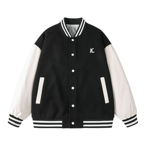 Chaqueta Varsity para Hombre de Material de Alta Calidad Diseñada para Mantenerte Abrigado y con Estilo Durante las Temporadas de Otoño e Invierno - Product Image 1