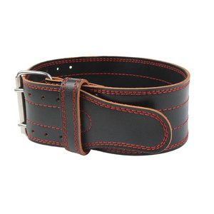 Ceintures de musculation en cuir véritable cousues, nouvelle édition, vêtements de sport, entraînement en salle de sport, ceinture de musculation unisexe - Product Image 3