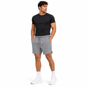 Fabricante de Pantalones Cortos Deportivos Personalizados, Pantalones Cortos Deportivos de Secado Rápido para Hombre con Cintura Elástica y Bolsillos, Marca Privada OEM - Product Image 2