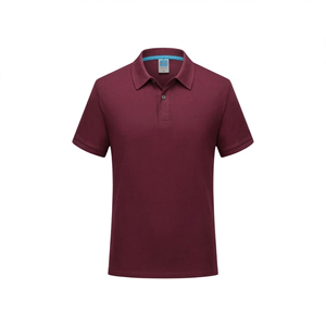 Camisa Casual para Hombre, 100% Algodón, Lisa, con Bolsillo, Manga Corta, Transpirable, Secado Rápido, Tejido de Punto Bordado - Product Image 1