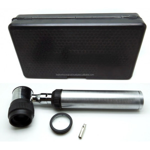 Ensemble de dermatoscope pour examen cutané 10X avec lentille éclairée et échelle de mesure pour usage clinique, fabricant en gros - Product Image 1