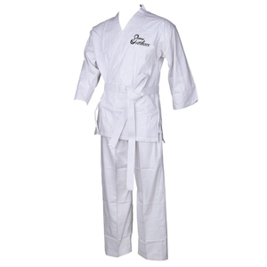 Combinaisons de karaté blanches avec ceintures vertes - Product Image 5