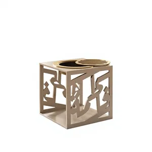 METAL LINE EXPORTS MLE-1172 Quemador de Incienso de Latón Hecho a Mano con Tapa y Soporte, Incensario Aromático con Patrones Decorativos, Incienso Indio Duradero - Product Image 1