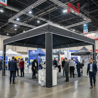 Housse de protection promotionnelle pour auvent |   Bâche laminée croisée imperméable et coupe-vent pour les expositions et événements en plein air
