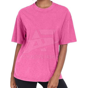 T-shirt femme délavé style décontracté, qualité supérieure, directement de l'usine, idéal pour le quotidien - Product Image 5