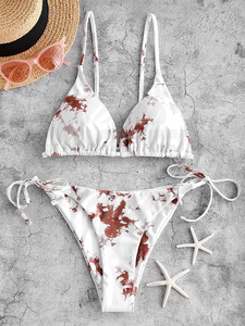 Oferta Especial: Conjuntos de Bikini de Dos Piezas para Chicas Jóvenes con Logotipo Personalizado, Bikinis Sólidos y Trajes de Baño - Product Image 2