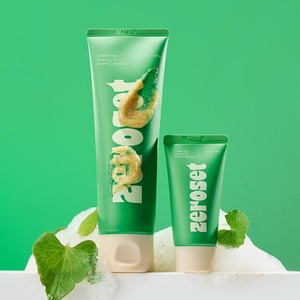[ZEROSET] Nettoyant moussant exfoliant au thé vert Zeroset 120g pour peaux sujettes aux imperfections, formule apaisante et calmante - Product Image 5