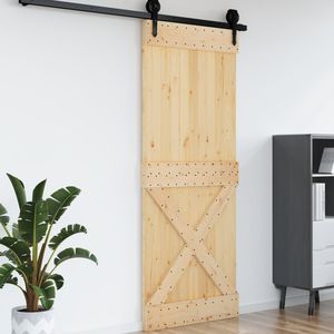 NARVIK 35.4 porta del fienile in legno massello di pino "x 82.7" bella porta artigianale - Product Image 4