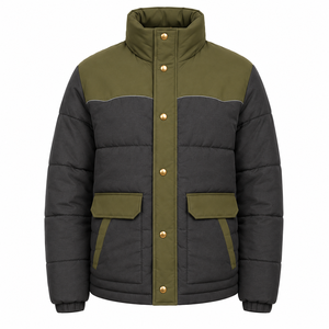 Chaqueta de Invierno para Hombre de Marca Privada, con Exterior de Poliéster, Acolchado Cálido, Detalles Reflectantes, Fabricación Personalizada, Venta al Por Mayor de Ropa Exterior - Product Image 1